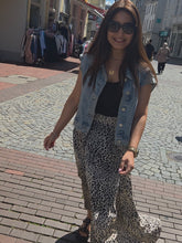 Crop-Weste Denim - Unique Flores